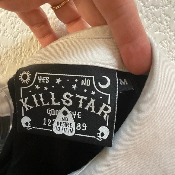 KILLSTAR Keiko Kitty Skater Dress Size Medium Goth Witchy - Picture 3 of 16